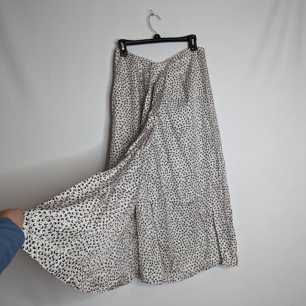 VINCE. Black and White Wrap Skirt - Picture 9 of 15